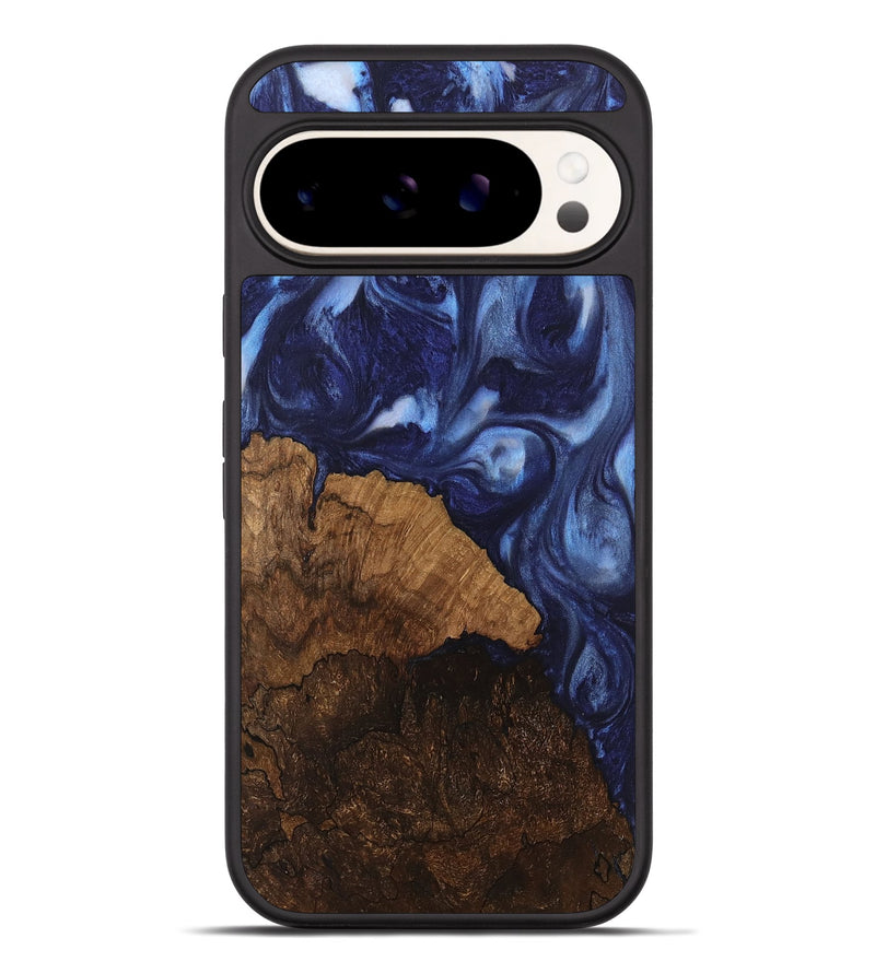 Pixel 9 Pro XL Wood Phone Case - Djuna (Blue, 742019)