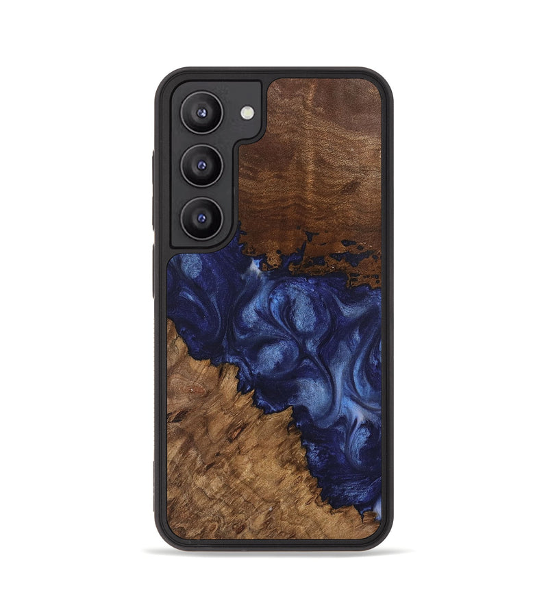 Galaxy S23 Wood Phone Case - Wright (Blue, 742020)