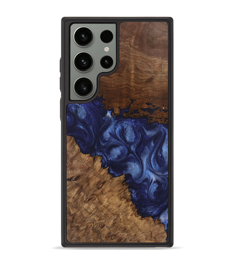 Galaxy S23 Ultra Wood Phone Case - Wright (Blue, 742020)