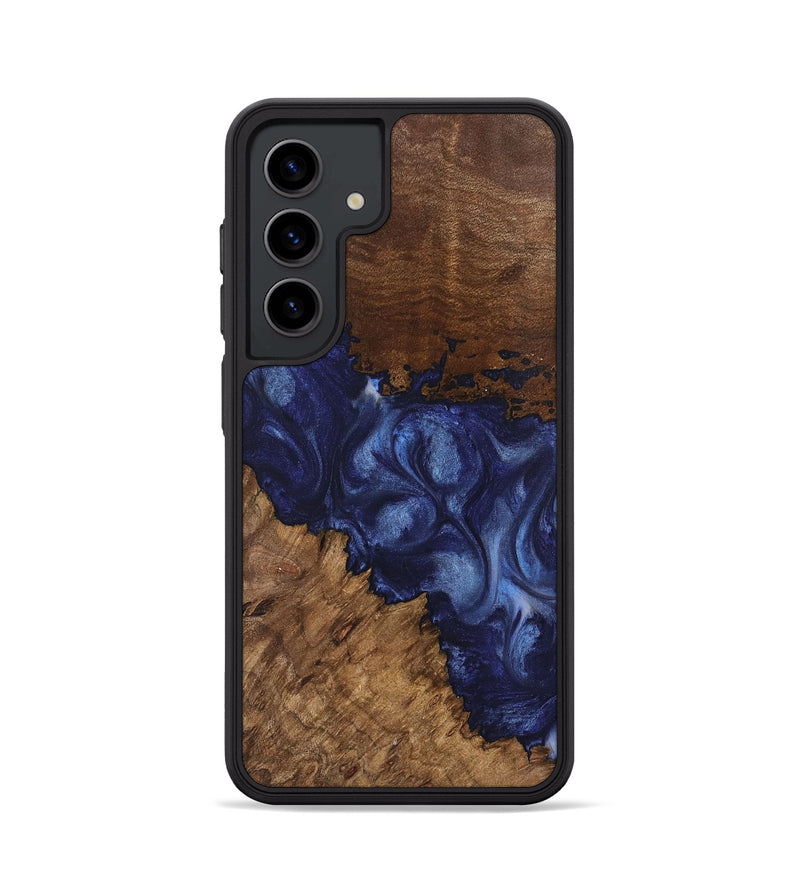 Galaxy S24 Wood Phone Case - Wright (Blue, 742020)