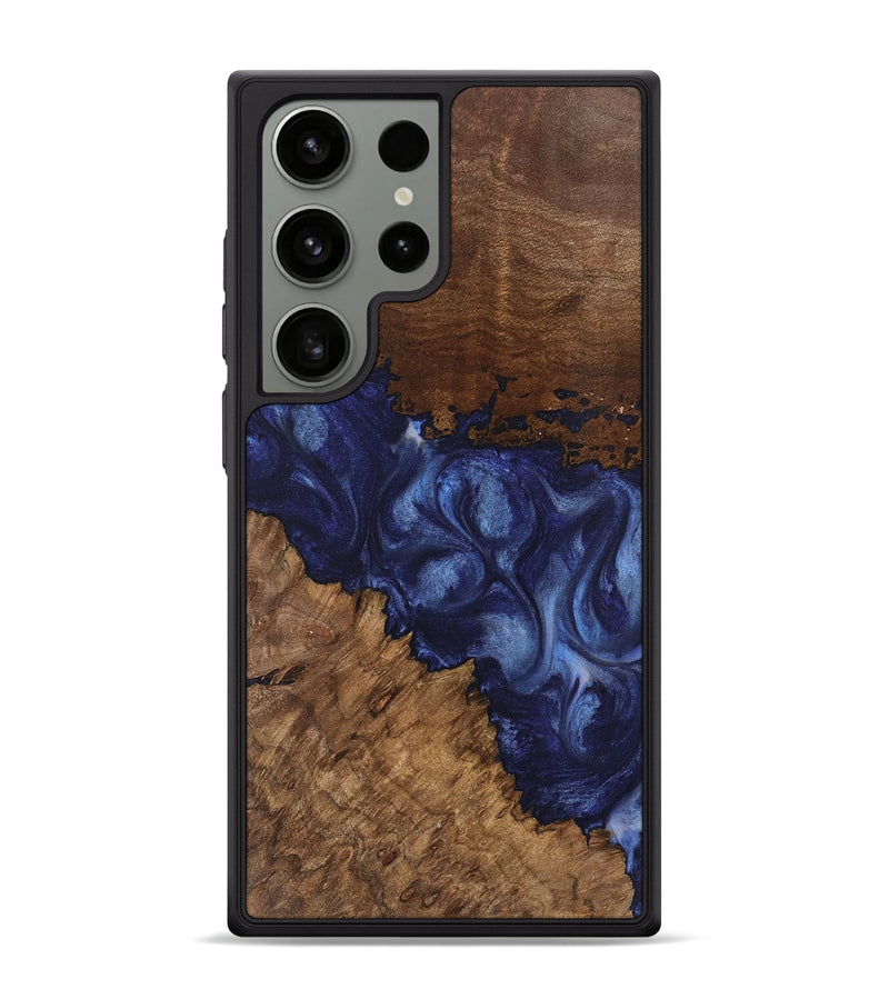 Galaxy S24 Ultra Wood Phone Case - Wright (Blue, 742020)