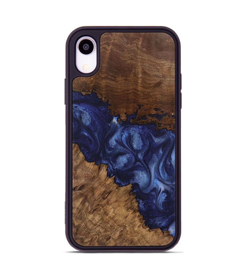 iPhone Xr Wood Phone Case - Wright (Blue, 742020)