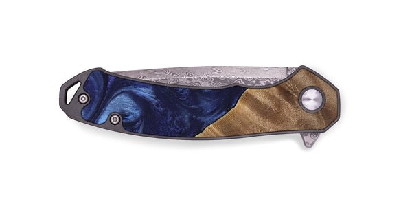 EDC Wood Pocket Knife - Kirbie (Blue, 742021)