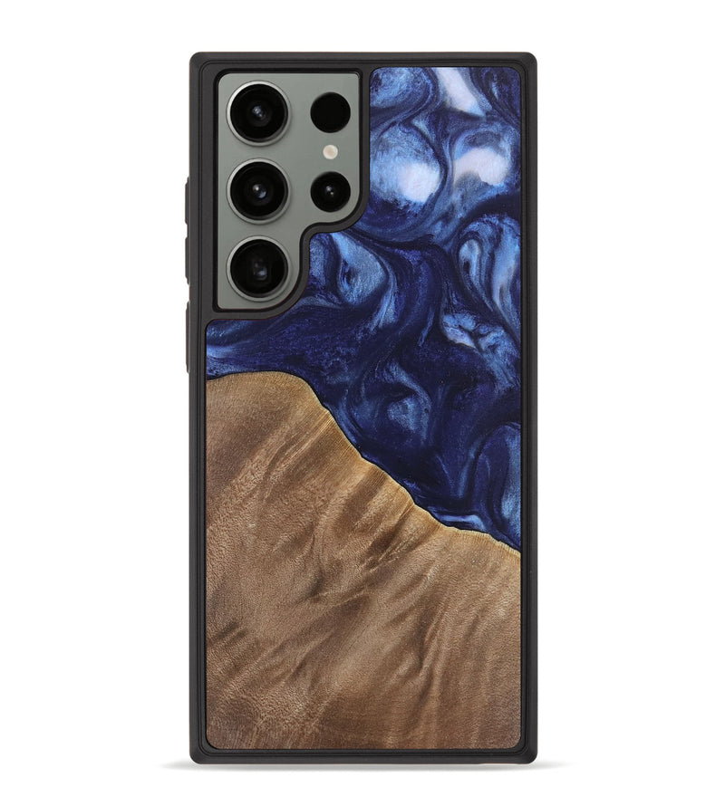 Galaxy S23 Ultra Wood Phone Case - Kirbie (Blue, 742021)