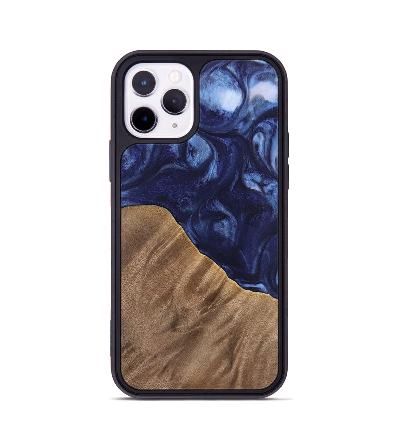 iPhone 11 Pro Wood Phone Case - Kirbie (Blue, 742021)