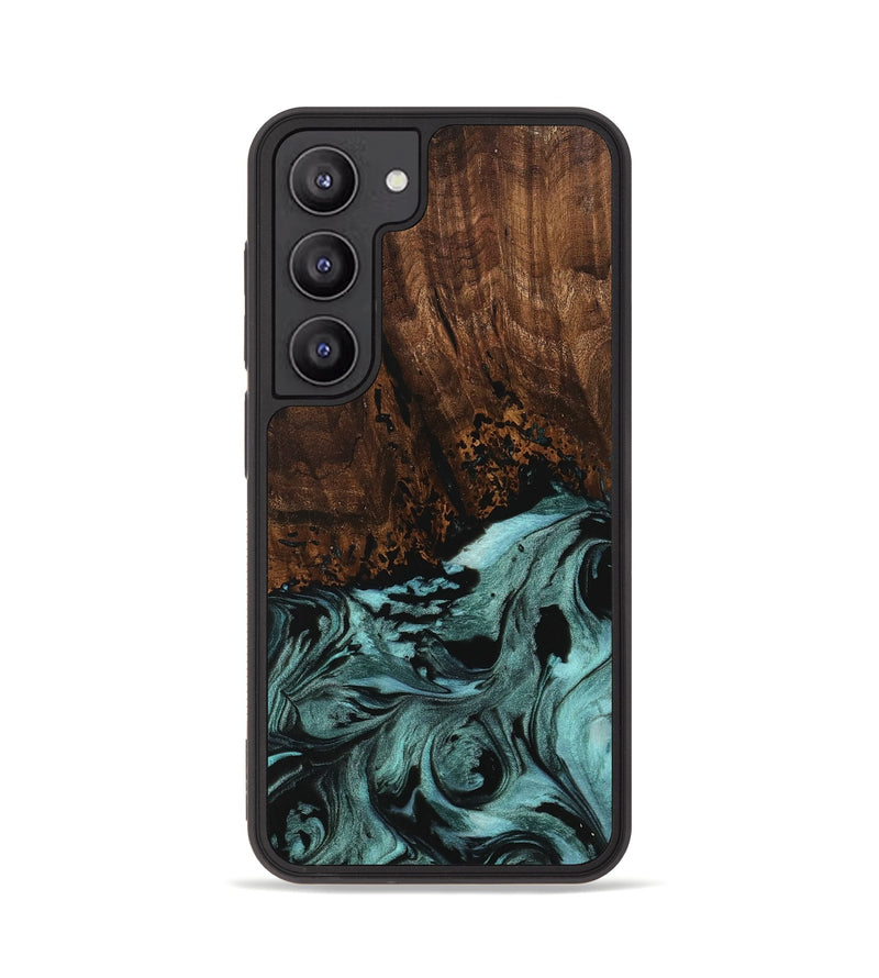 Galaxy S23 Wood Phone Case - Sally (Green, 742023)