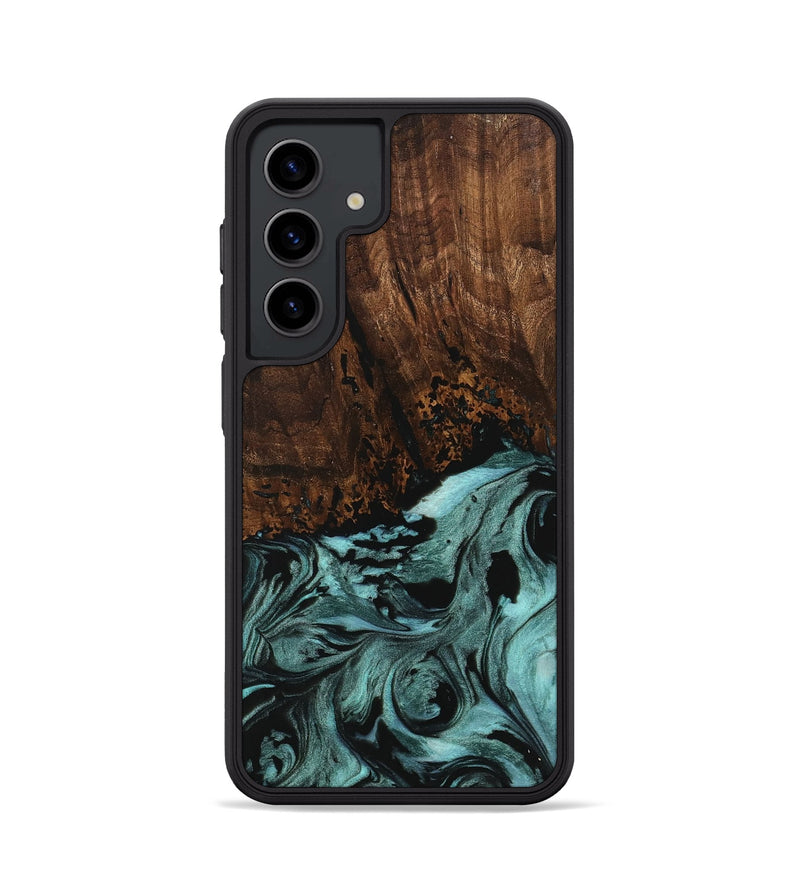 Galaxy S24 Wood Phone Case - Sally (Green, 742023)