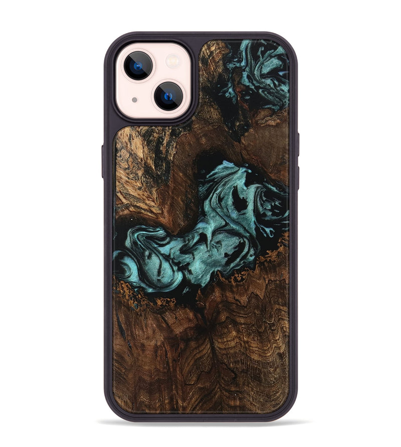 iPhone 14 Plus Wood Phone Case - Johanne (Green, 742024)