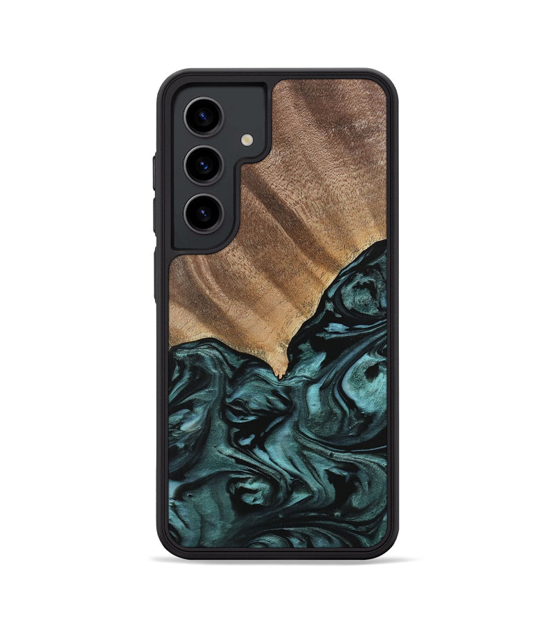 Galaxy S24 Wood Phone Case - Anna (Green, 742025)