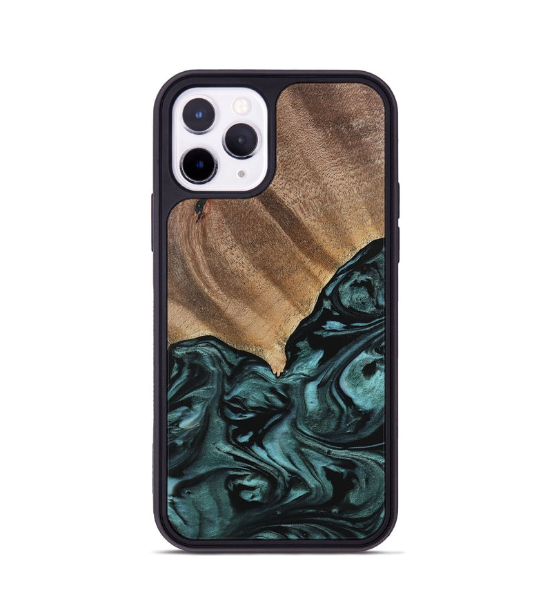 iPhone 11 Pro Wood Phone Case - Anna (Green, 742025)