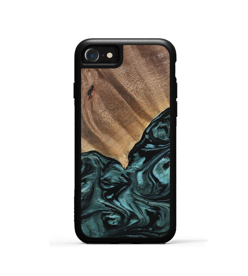 iPhone SE Wood Phone Case - Anna (Green, 742025)