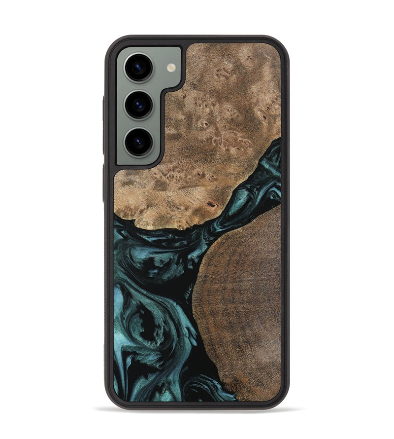 Galaxy S23 Plus Wood Phone Case - Destini (Green, 742026)