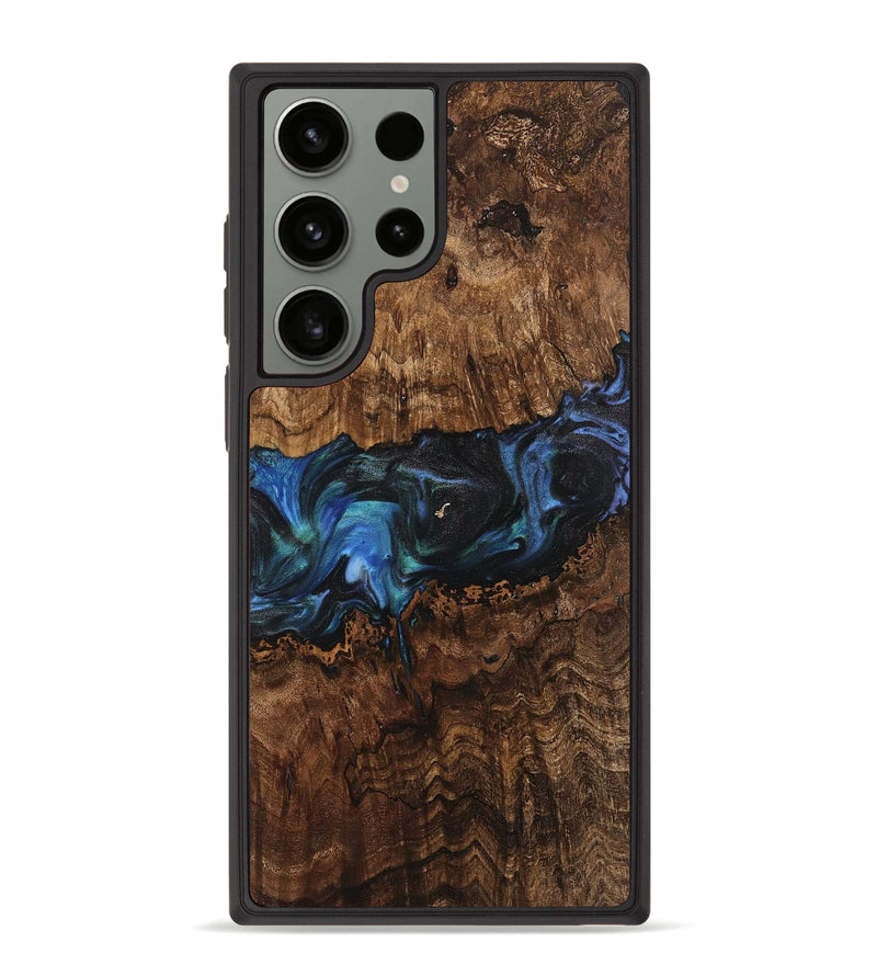 Galaxy S23 Ultra Wood Phone Case - Cass (Blue, 742030)