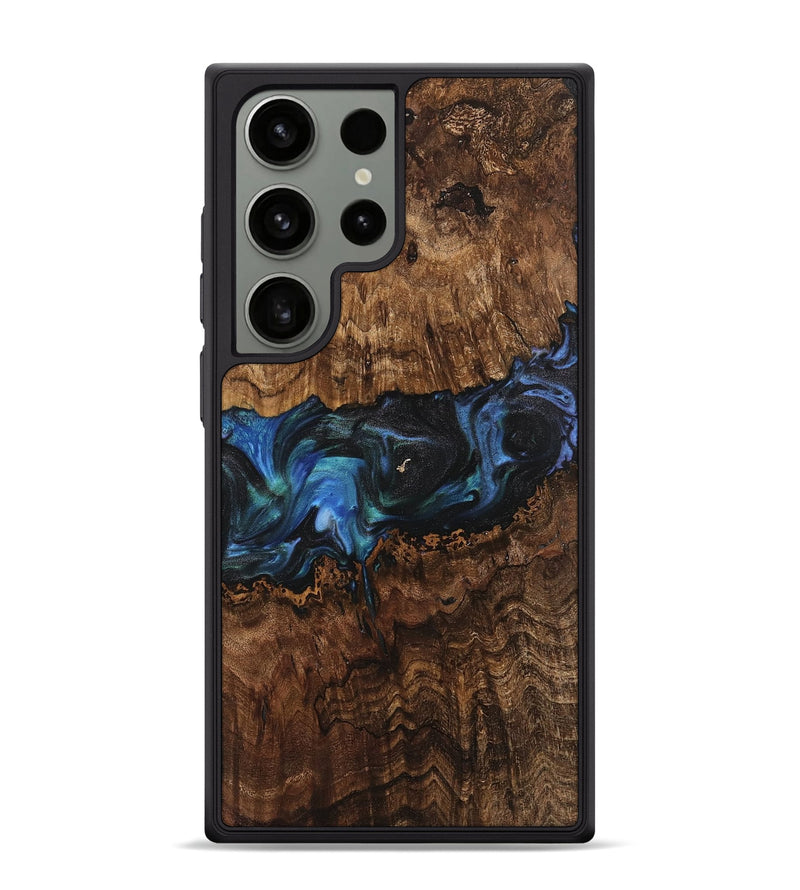 Galaxy S24 Ultra Wood Phone Case - Cass (Blue, 742030)