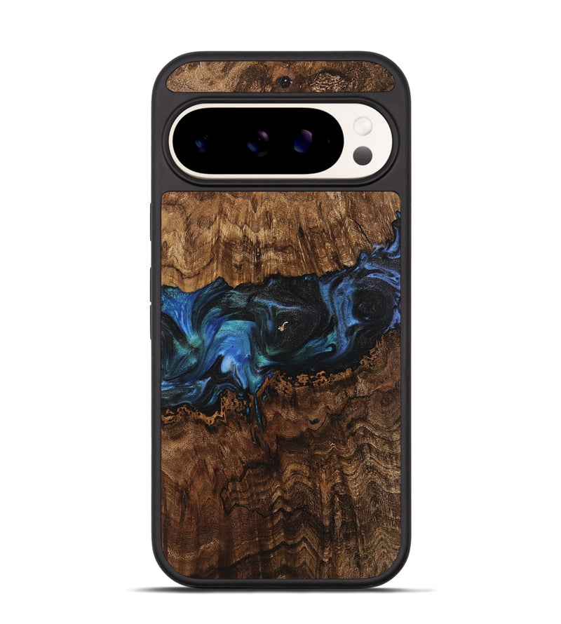 Pixel 9 Pro Wood Phone Case - Cass (Blue, 742030)