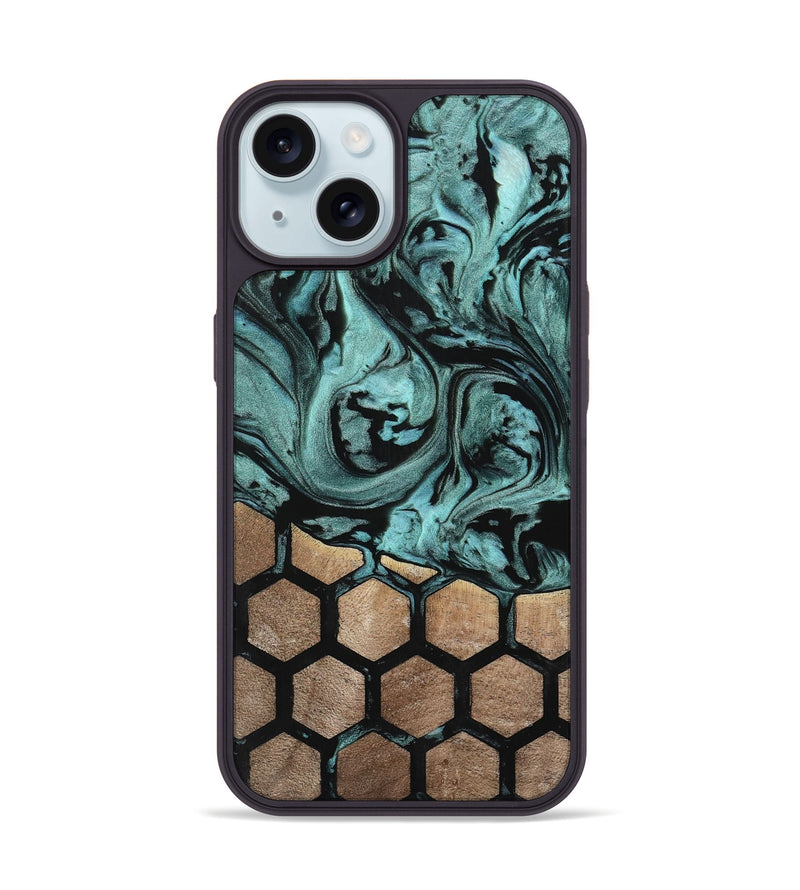 iPhone 15 Wood Phone Case - Osiris (Pattern, 742031)