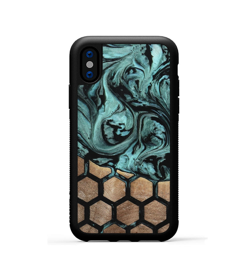 iPhone Xs Wood Phone Case - Osiris (Pattern, 742031)