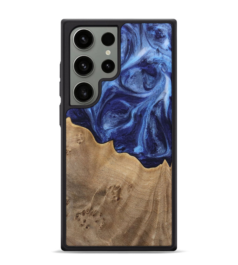 Galaxy S24 Ultra Wood Phone Case - Vitoria (Blue, 742033)