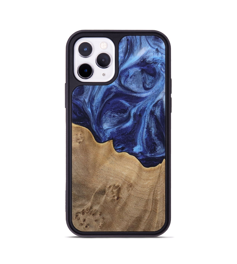 iPhone 11 Pro Wood Phone Case - Vitoria (Blue, 742033)