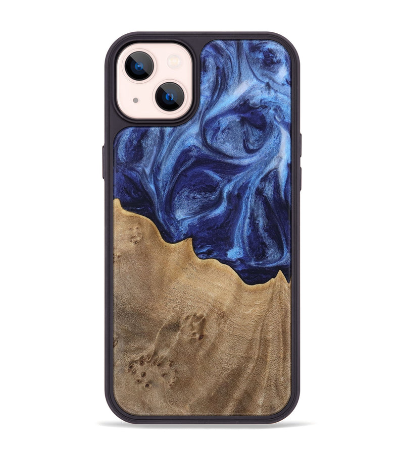 iPhone 14 Plus Wood Phone Case - Vitoria (Blue, 742033)