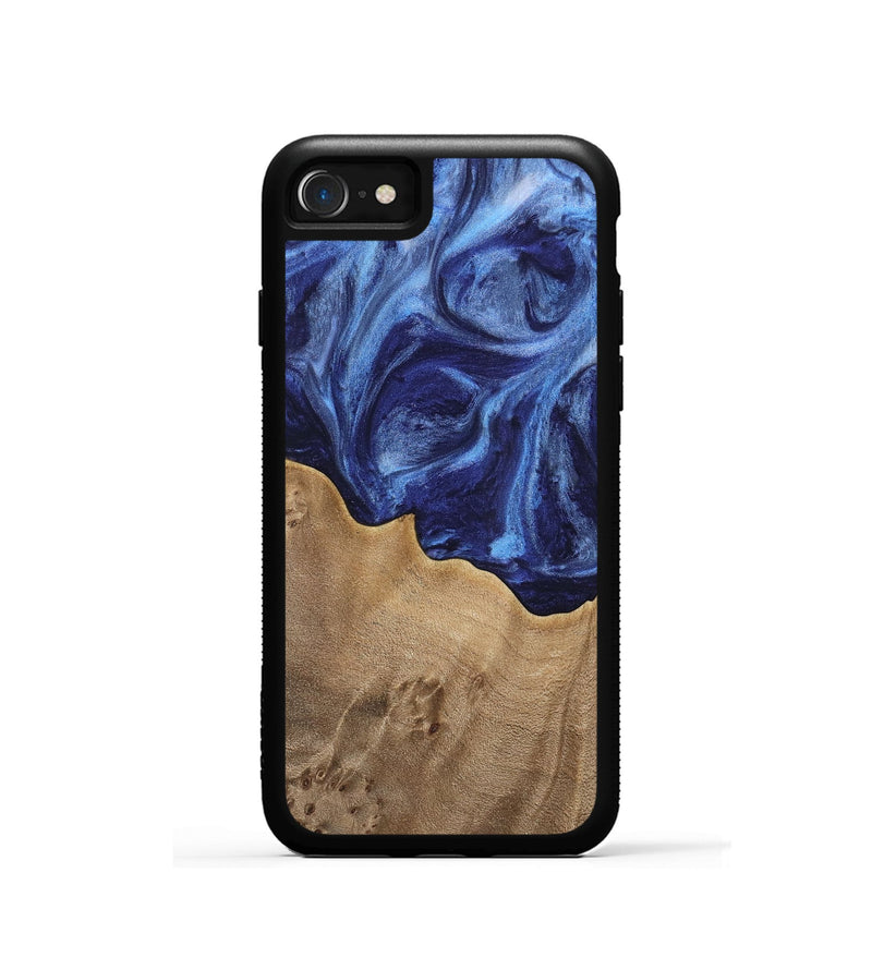 iPhone SE Wood Phone Case - Vitoria (Blue, 742033)