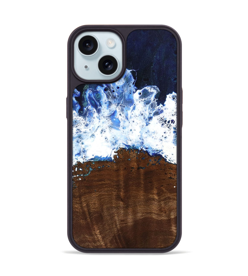 iPhone 15 Wood Phone Case - Mirtie (Coastal, 742047)