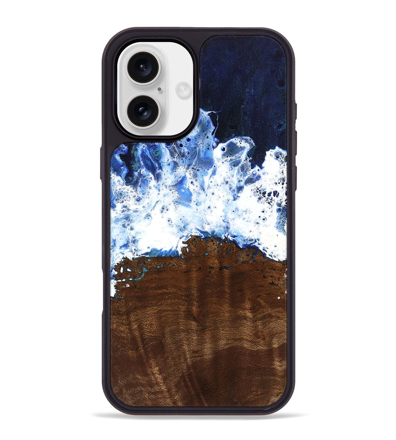 iPhone 16 Plus Wood Phone Case - Mirtie (Coastal, 742047)