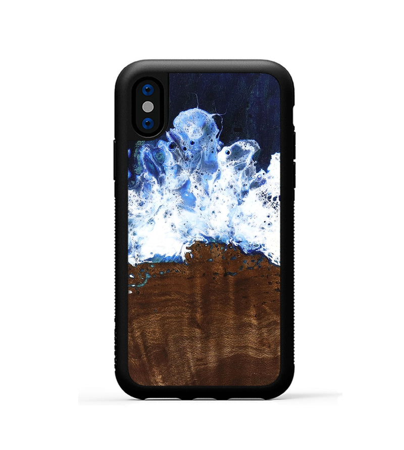 iPhone Xs Wood Phone Case - Mirtie (Coastal, 742047)