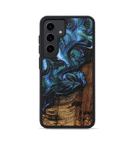 Galaxy S24 Wood Phone Case - Saleh (Blue, 742049)