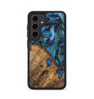 Galaxy S24 Wood Phone Case - Oralee (Blue, 742050)