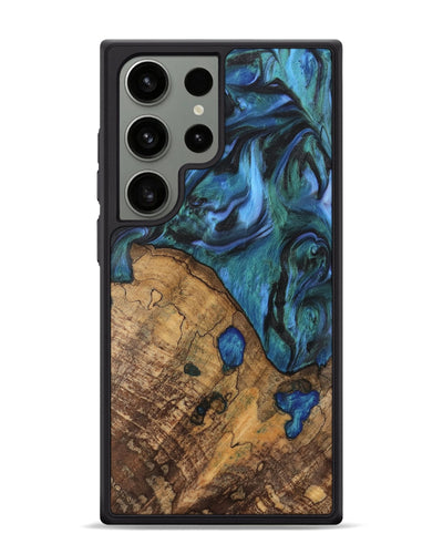 Galaxy S24 Ultra Wood Phone Case - Oralee (Blue, 742050)