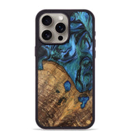 iPhone 15 Pro Max Wood Phone Case - Oralee (Blue, 742050)