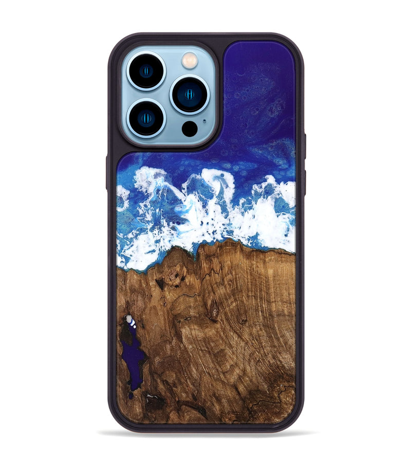 iPhone 14 Pro Max Wood Phone Case - Evelyne (Coastal, 742051)