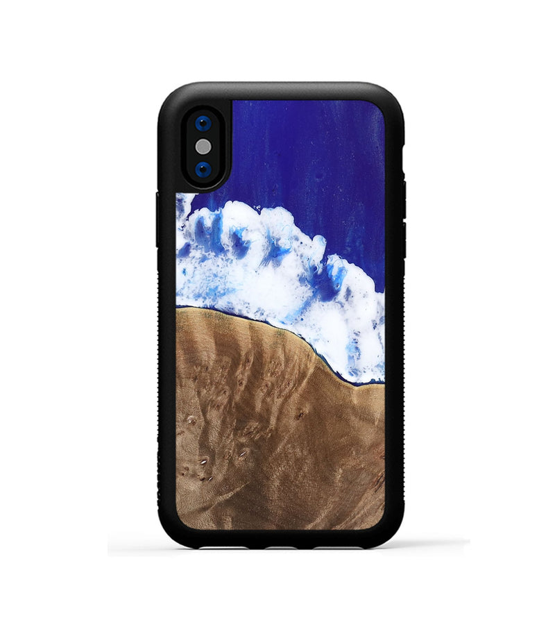 iPhone Xs Wood Phone Case - Crystie (Coastal, 742056)