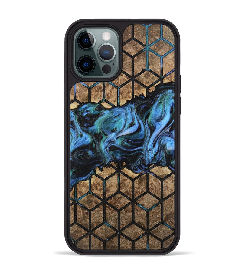 iPhone 12 Pro Max Wood Phone Case - Elissa (Pattern, 742057)