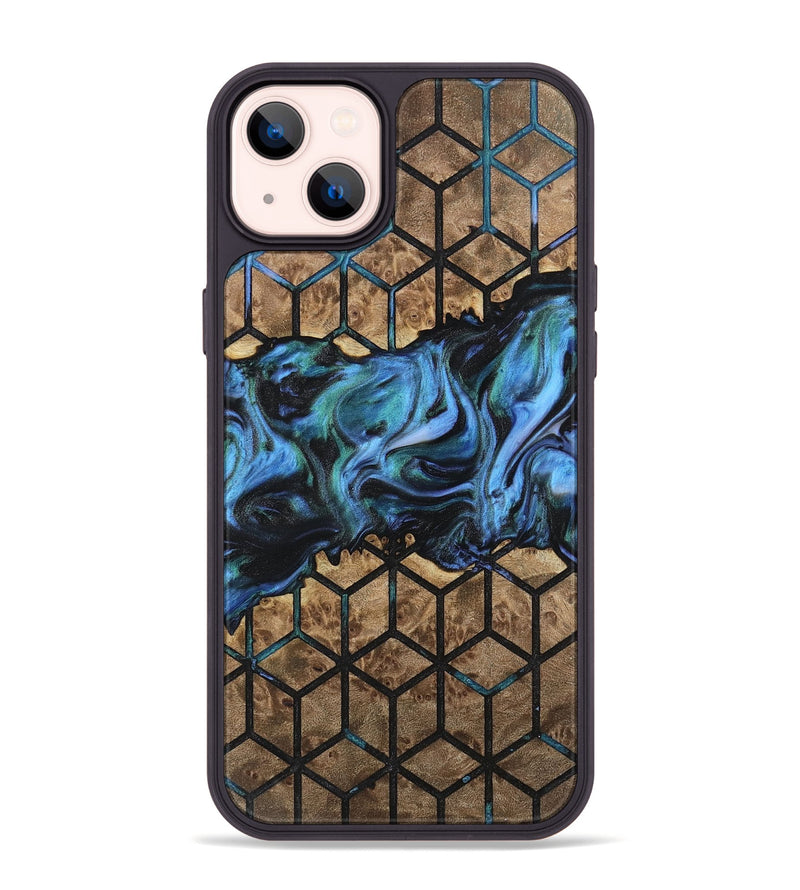 iPhone 14 Plus Wood Phone Case - Elissa (Pattern, 742057)