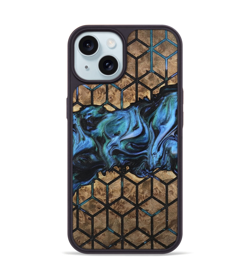 iPhone 15 Wood Phone Case - Elissa (Pattern, 742057)