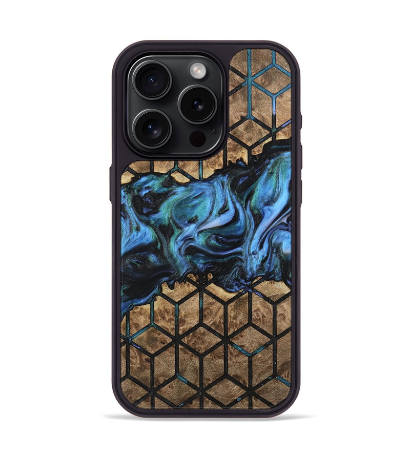 iPhone 15 Pro Wood Phone Case - Elissa (Pattern, 742057)