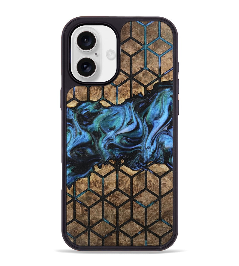 iPhone 16 Plus Wood Phone Case - Elissa (Pattern, 742057)