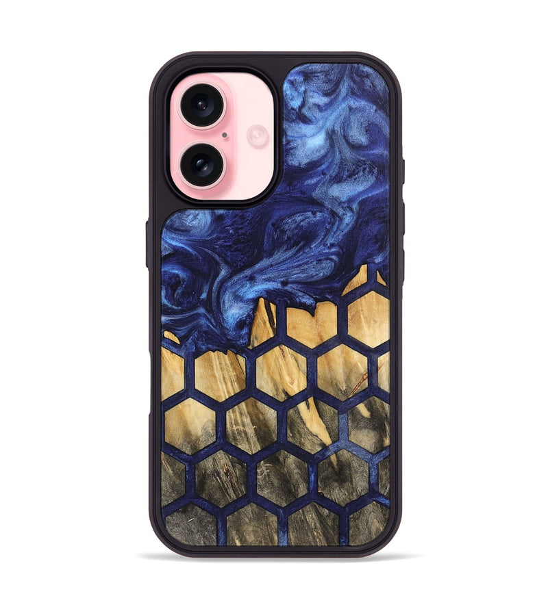 iPhone 16 Wood Phone Case - Abbye (Pattern, 742058)