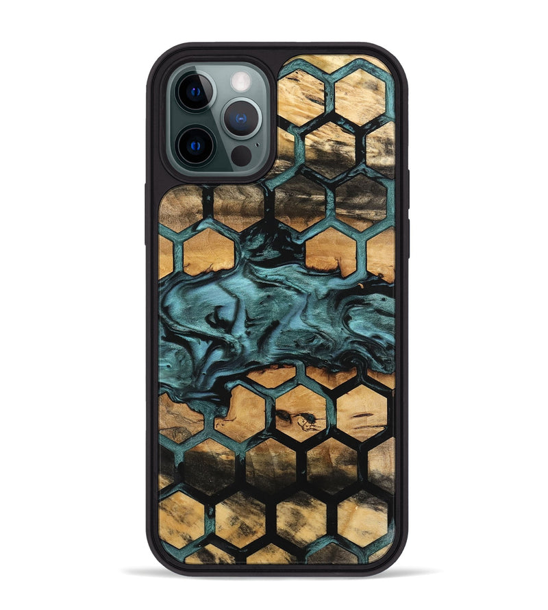 iPhone 12 Pro Max Wood Phone Case - Arabele (Pattern, 742059)