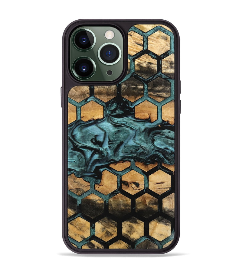 iPhone 13 Pro Max Wood Phone Case - Arabele (Pattern, 742059)