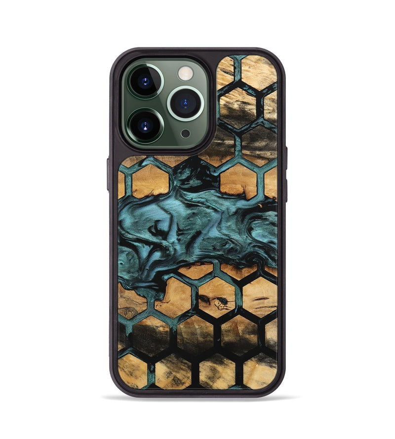 iPhone 13 Pro Wood Phone Case - Arabele (Pattern, 742059)