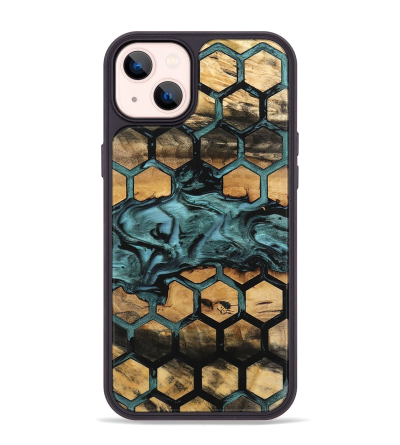 iPhone 14 Plus Wood Phone Case - Arabele (Pattern, 742059)