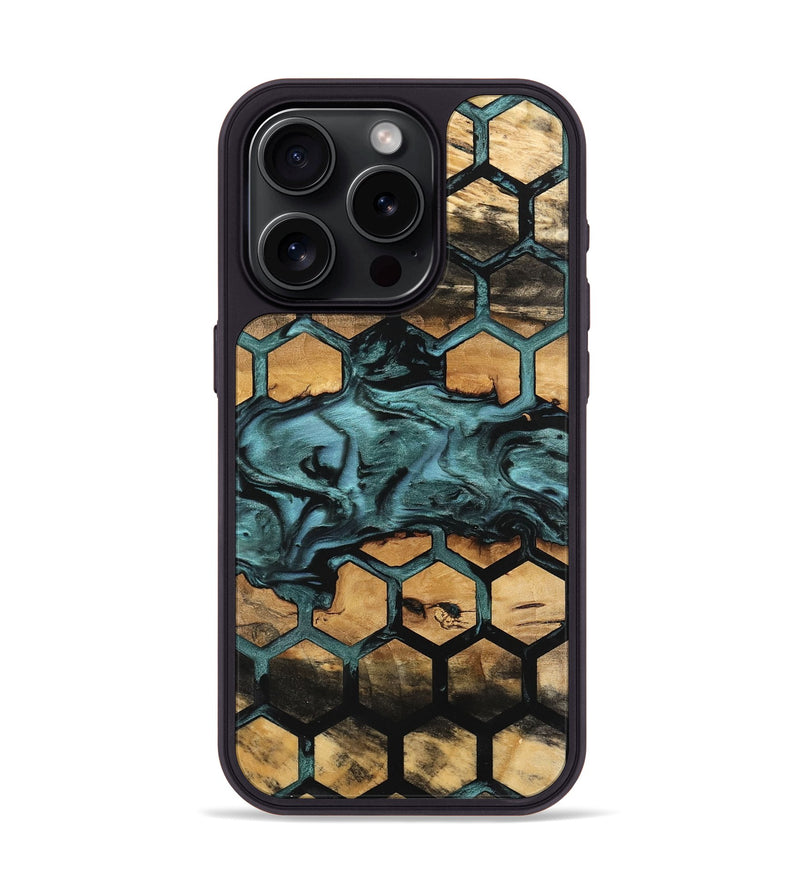 iPhone 15 Pro Wood Phone Case - Arabele (Pattern, 742059)