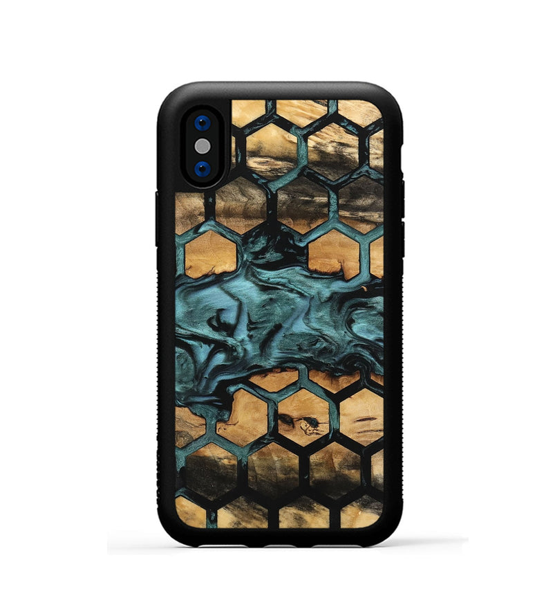 iPhone Xs Wood Phone Case - Arabele (Pattern, 742059)