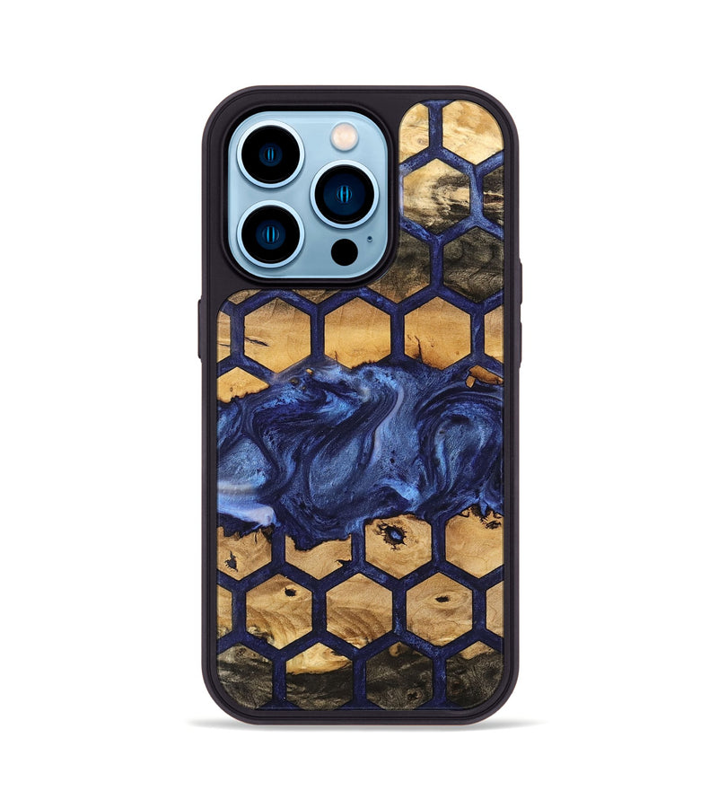 iPhone 14 Pro Wood Phone Case - Irene (Pattern, 742061)