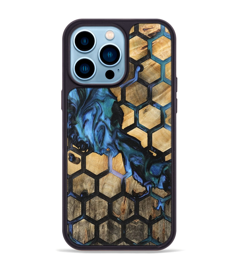 iPhone 14 Pro Max Wood Phone Case - Idano (Pattern, 742062)