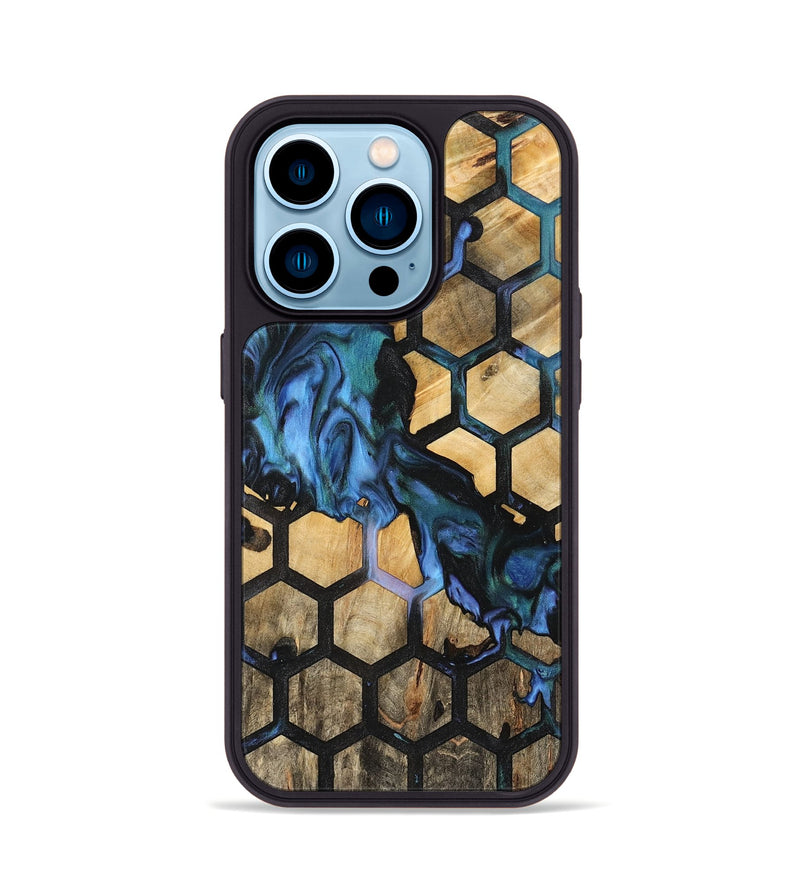 iPhone 14 Pro Wood Phone Case - Idano (Pattern, 742062)