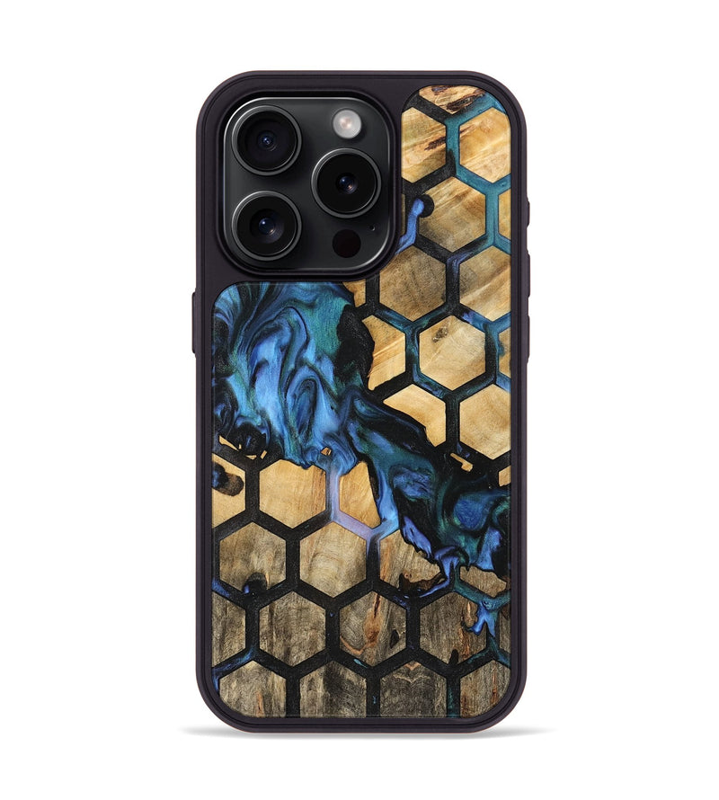 iPhone 15 Pro Wood Phone Case - Idano (Pattern, 742062)